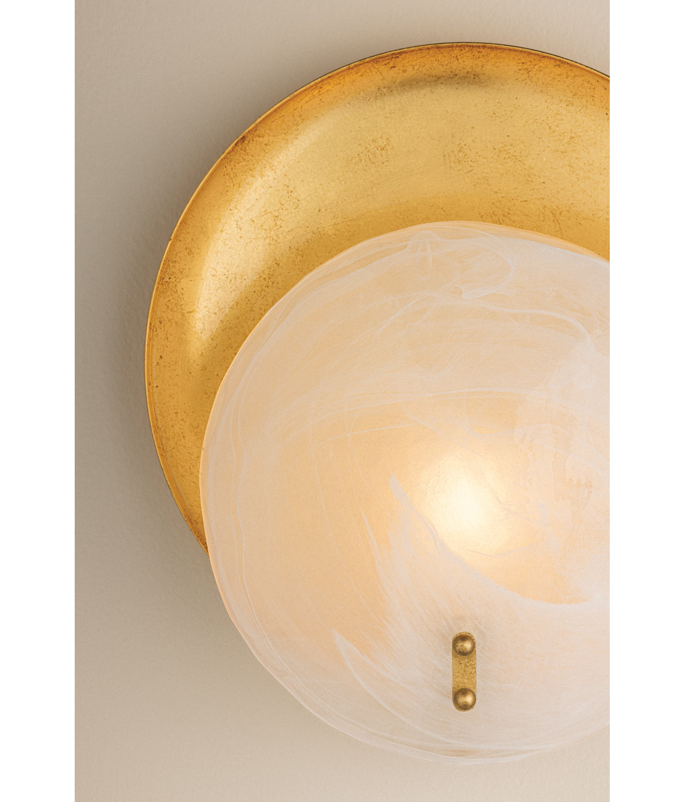 Single Light Flush Mounted Sconce