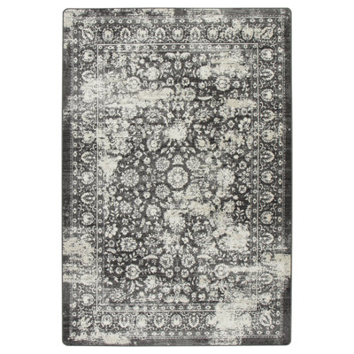 Tapis oriental délavé onyx Goutier Camak