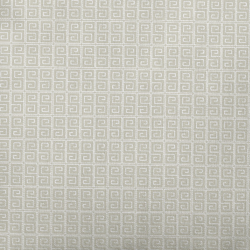 Housse et insert de coussin géométrique carré, H 26 po x l 26 po, Avoine / blanc