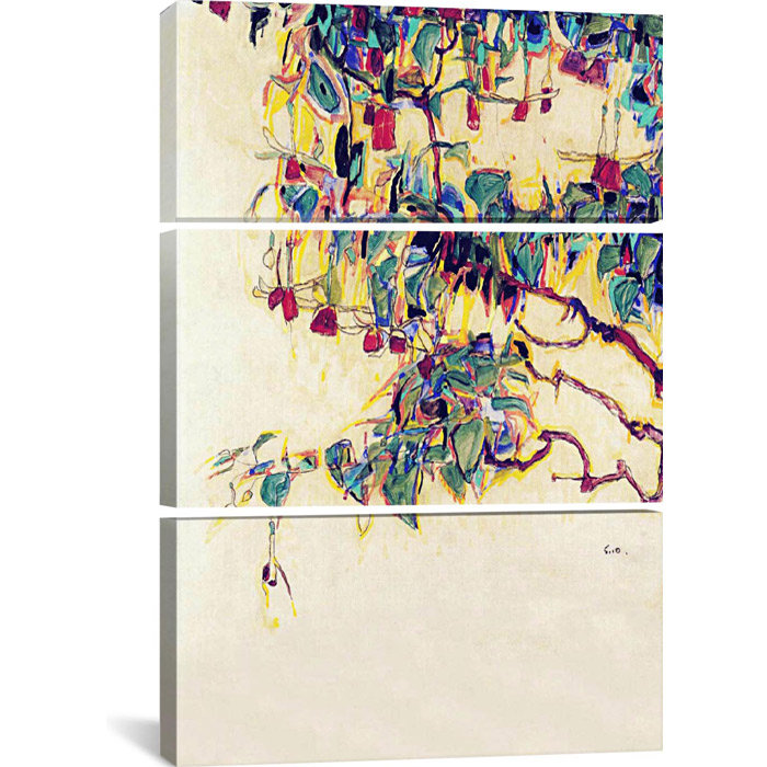 Sun Tree Canvas Print, 40" H x 26" W x 1.5" D