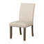 Ensemble de salle à manger rectangulaire 5 pièces Candias en brun et beige