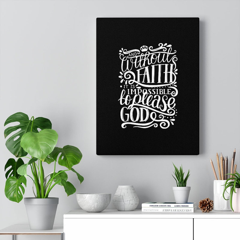 Please God - Wrapped Canvas Print, 76cm H x 61cm W