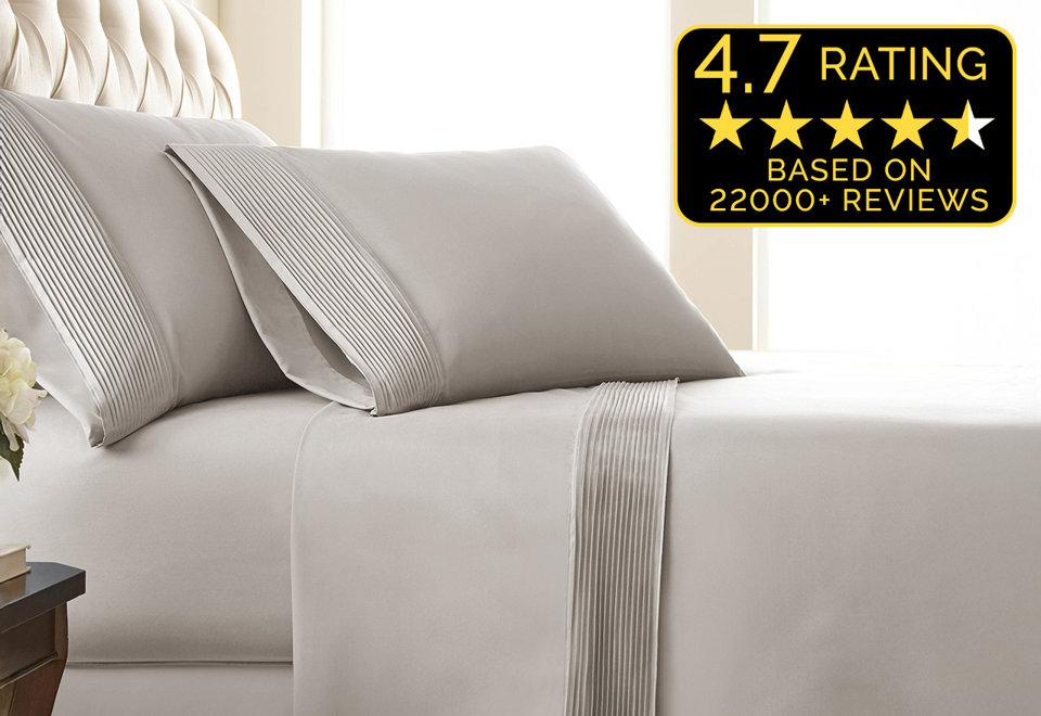 Extra-Deep Pocket Pleated Sheet Sets!