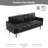 Calvera Modern Loveseat Sofa With Spacious Seating And Stitched Armrests-118964632