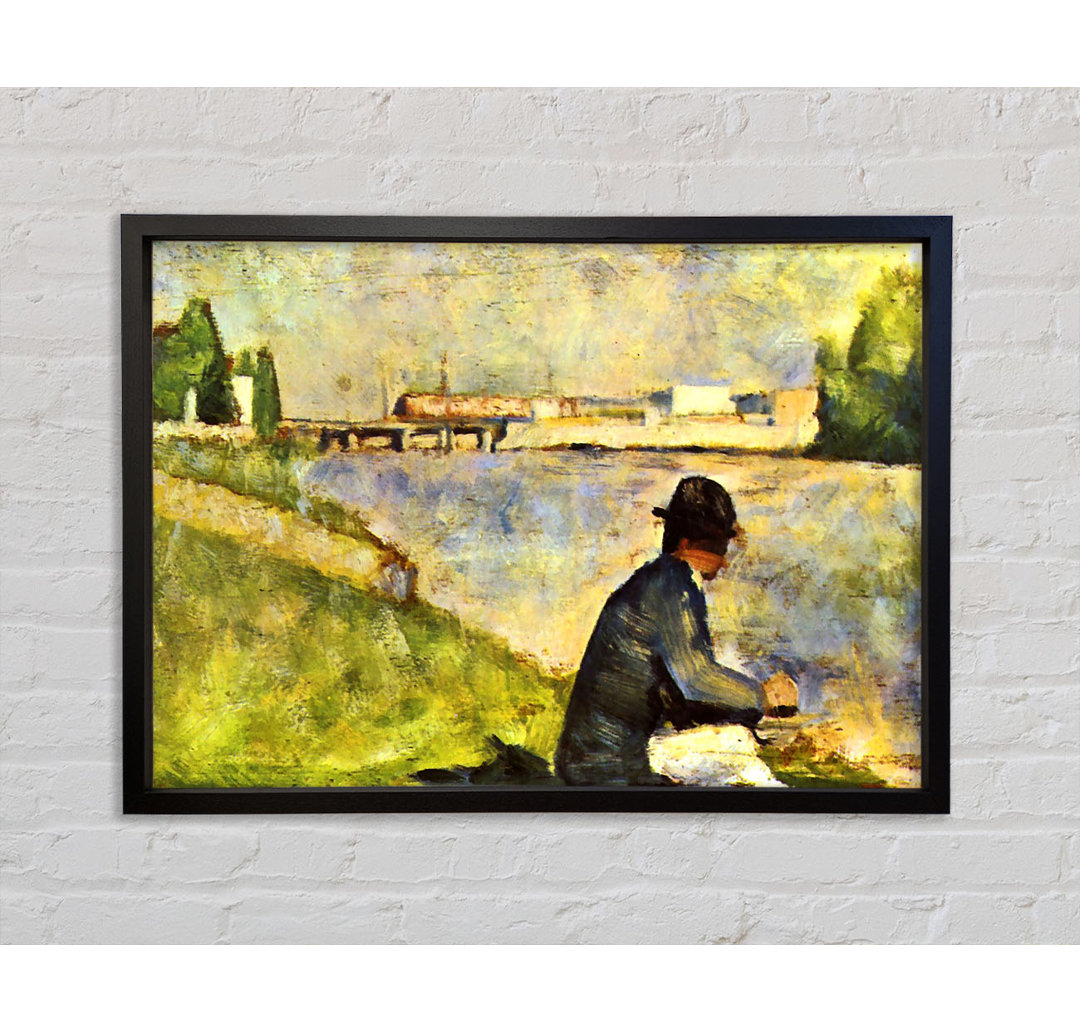 Seurat Sitzender Mann - Druck