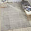 Tapis argenté touffeté à la main Zendejas-27814259