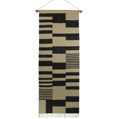 Suspension murale en jute