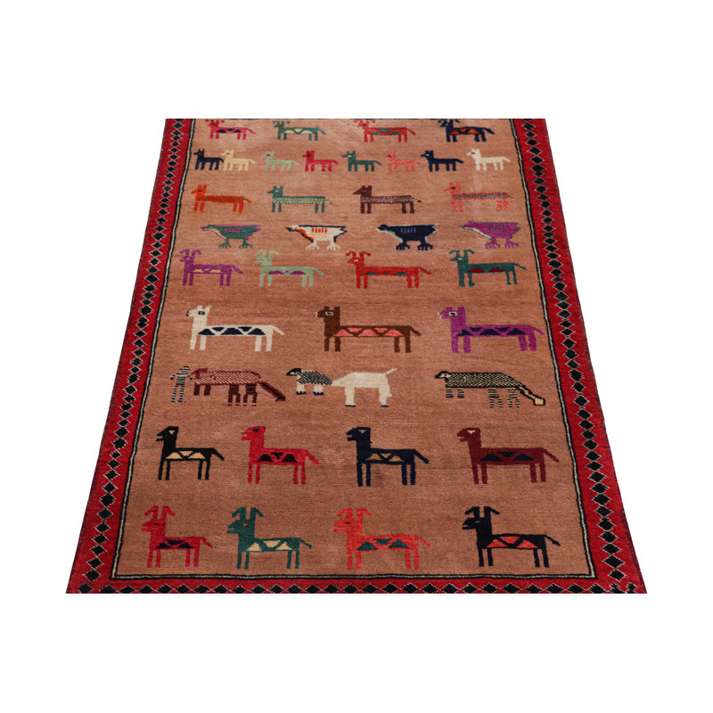 One-of-a-Kind 2'9"X3'11" Hand Knotted Area Rug