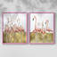 «Flamingo Flock I», reproduction encadrée de qualité supérieure - prête à être accrochée - aucun clou requis - aucun clou requis-1536315658-1536315661