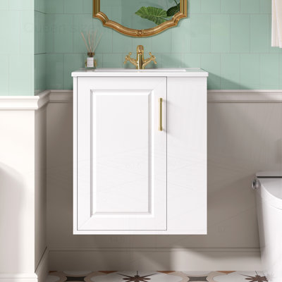20" Wall Mounted Bathroom Cabinet with Side Cabinet Combo