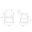 Fauteuil d'appoint rembourré Origami-1556649342