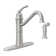 Moen Wetherly Single Handle Kitchen Faucet with Side Spray and Optional Deckplate