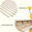 Oak MDF+Plywood Storage Bed-468358616
