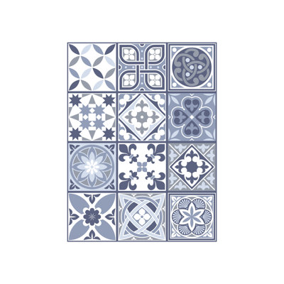 Ackworth Abstract Non-Wall Damaging Tile Decal