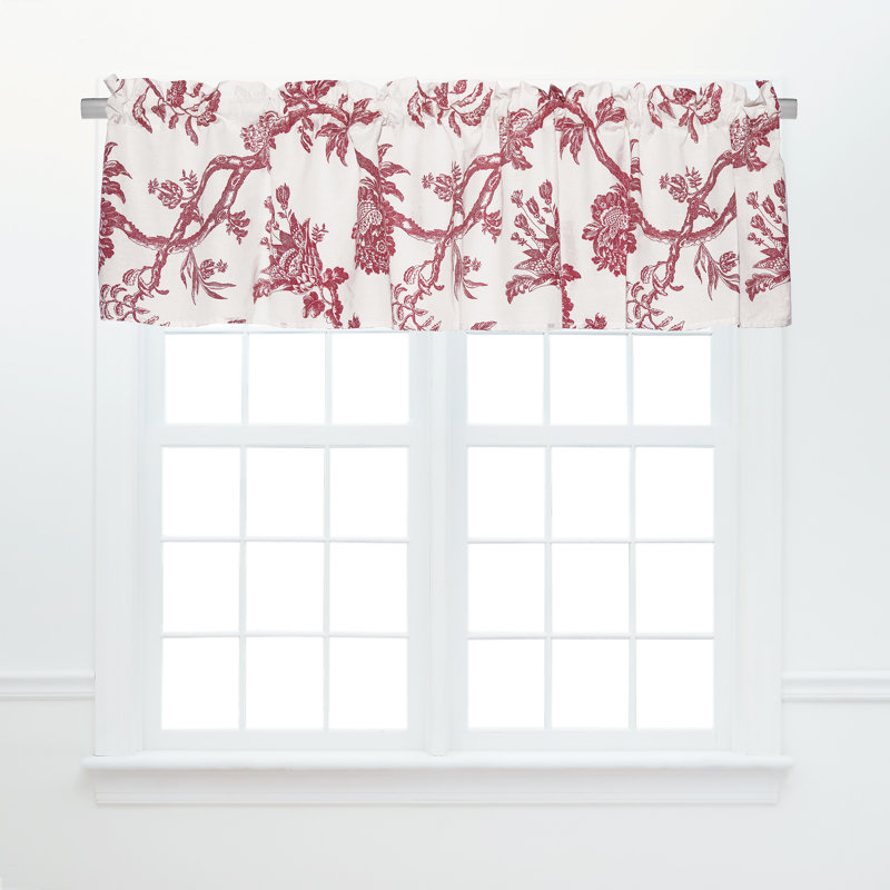 Arcadia Red Valance