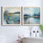Energetic Earth - ensemble de 2 peintures sur toile encadrées-1904986527-1904986524