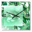 Horloge murale feuilles de palmier tropicales-1287727944