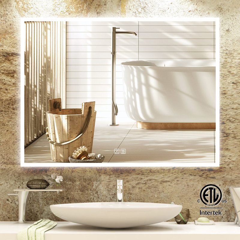 Naliyah Flat Wall Mirror, 36" x 48"
