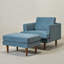 Fauteuil avec repose-pieds l 35 po Miller-132042556