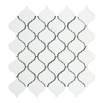 Marble Arabesque Mosaic Wall & Floor Tile