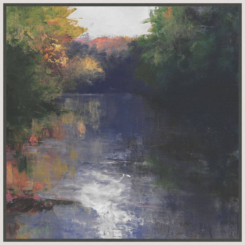 Mystic River 1 Print, 32" H x 32" W x 3" D