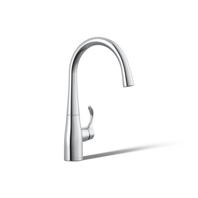 Simplice Single-Handle Bar Sink Faucet, Secondary Faucet with High-Arch Swing Spout
