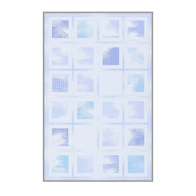 Stylish Hall Carpet (39.4 x 78.7 inches), 100% Polyester, 0.3 in Pile Height | Antibacterial, Non-Slip Underside, Machine Washable | 3D Digital Printed Design, Durable & Soft for Home Décor