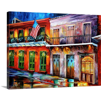 Dacian Jazz Preservation Hall by Diane Millsap - Wrapped Canvas Print