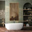 «Moody Minimal Highland Cow Rustic Farmhouse», très grandes photos encadrées-855053678-855053677