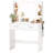 Makeup Vanity Desk, Adjustable Lights, Power Outlet and Mirror-699418151-686741647
