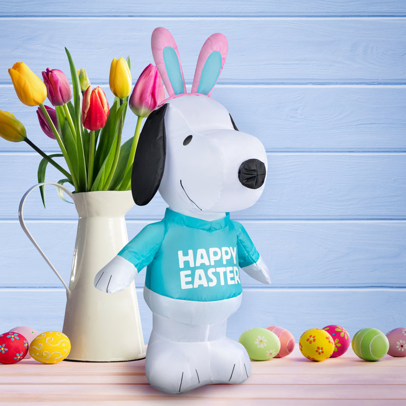 National Tree Company 19" Inflatable Easter Snoopy