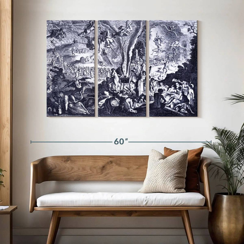 Kelan Witches Sabbath, 32" H x 50" W