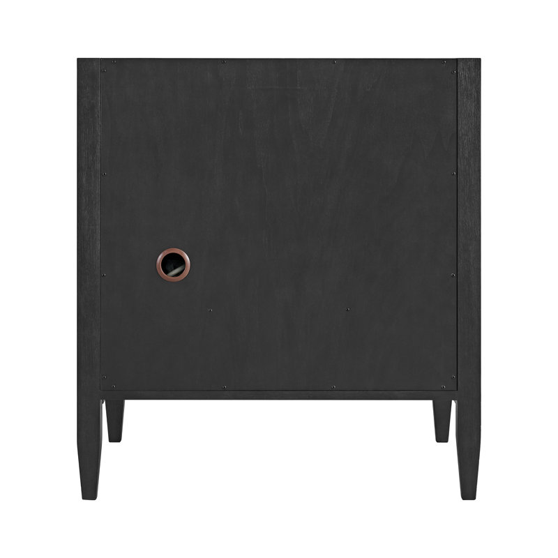 Myrrin 30" W Single Vanity, Carbon Oak, Phantome Eclos, 8" Widespread