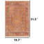 Tapis traditionnel Mute Safran