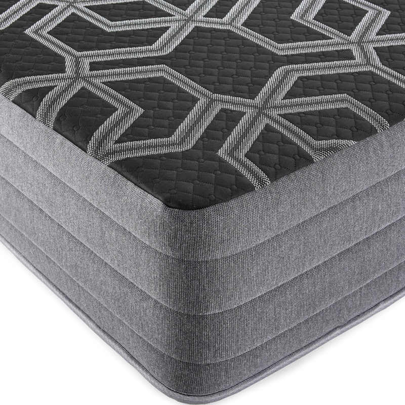 Matelas simple de 10 po avec surface en mousse lisse pour un sommeil ferme et rafraîchissant. Glacière de 1 po en cuivre, argent et graphite pour une meilleure circulation d'air. Mousse. Fabriqué en. Hd Core. Noir Sommeil réglable et apaisant.