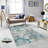 Stylish Woven Carpet (4.6 x 7.2 Feet), 100% Polyester, 0.4 in Pile Height | Antibacterial, Non-Slip Underside, Machine Washable | 3D Digital Print Design | Perfect for Living Room, Bedroom, & Dining Areas-1045481477
