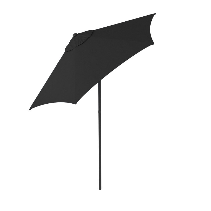Parasol de marché 7,5 pi Toscana, Polyester bleu marine