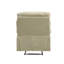 Fauteuil inclinable beige avec accoudoirs coussinés-166447118
