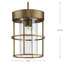 Luminaire suspendu cylindrique à 1 lumière-996274601