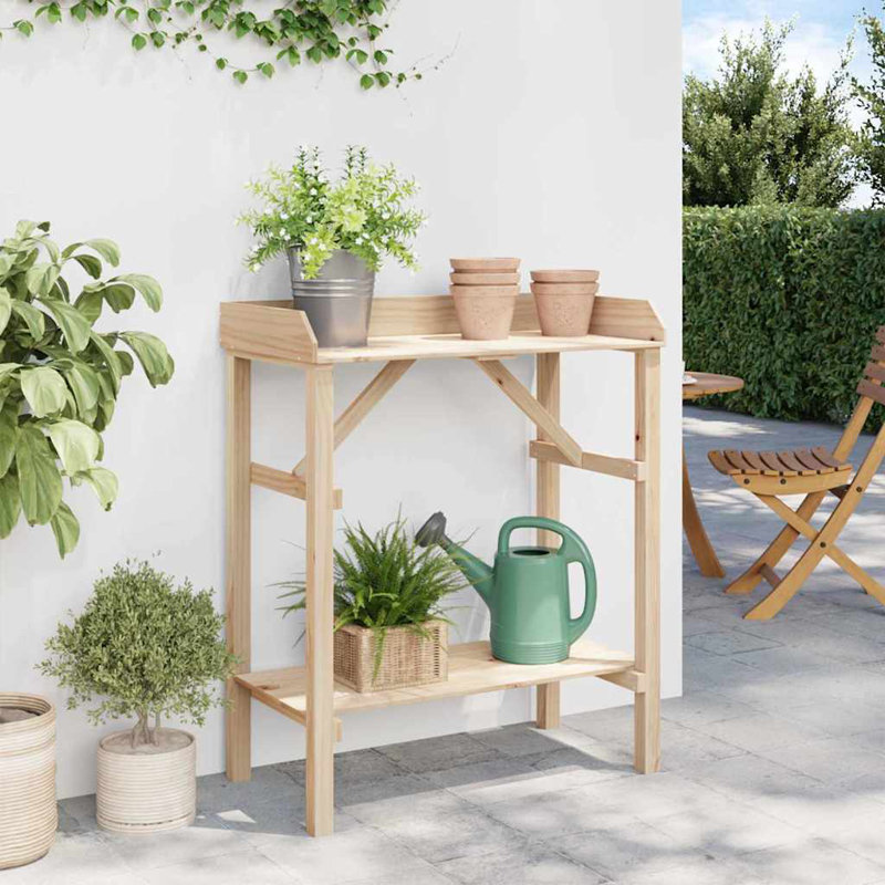 Plant Stand, Beige