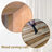 62" Modern Rustic Console Table – Solid-Look Engineered Wood Entryway Table