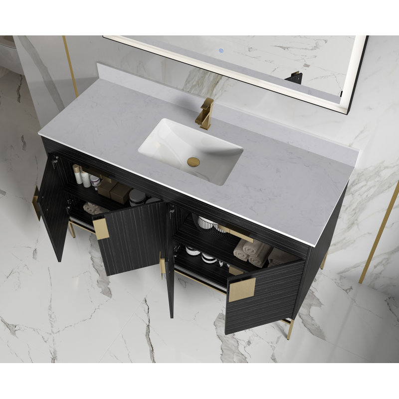 Ensemble de meuble-lavabo simple 60 po Golbahar