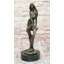 Sculpture Art Nouveau bronze sur balançoire - base en marbre