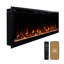 Ultra Thin 50" Aerus Slim Recessed or Wall Mounted Electric Fireplace, Alexa/Wifi Enabled-102323150