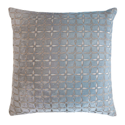 Petal Metal Square Velvet Pillow