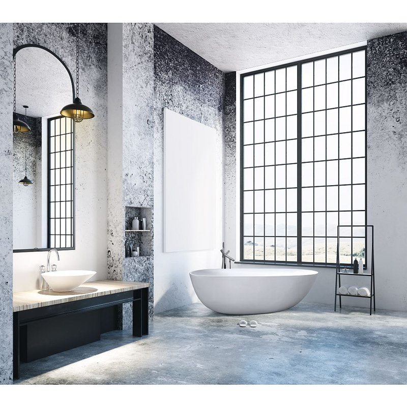 Baignoire de trempage autoportante 67 po. X 33 po. Marisol Grande