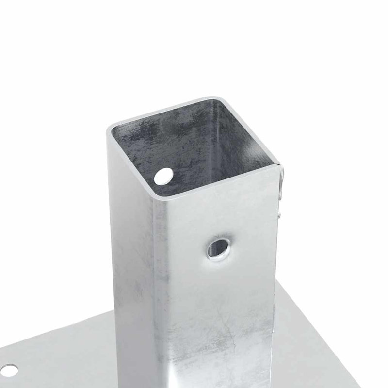 VidaXL Silver Hot-Dip Galvanised Steel Mounting Hardware