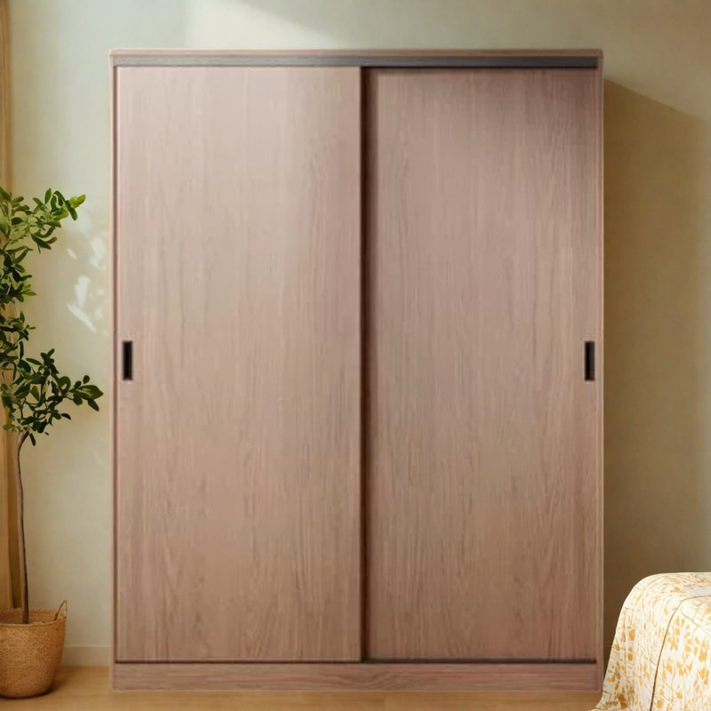 Garde-robe simple noyer classique, H 79 po x l 39 po x P 24 po