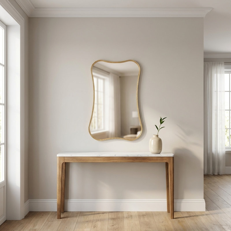 Miroir rectangulaire Cosway 24 x 36, Doré