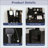 Vanity Desk With Drawers And Storage Shelves, Dressing Table With Hair Dryer Holder And Power Socket, One Dressing Chair-2051625601